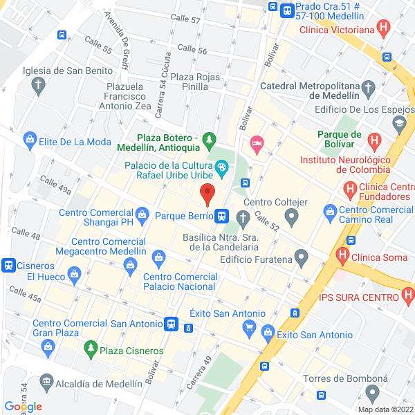 Mapa de Comercauchos