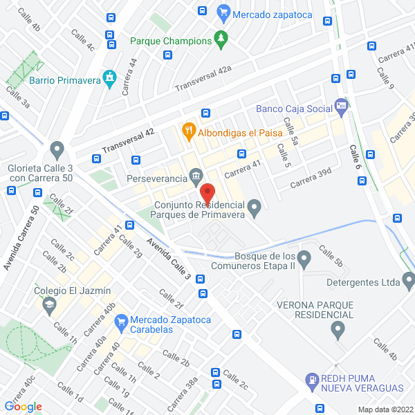 Mapa de Comercial