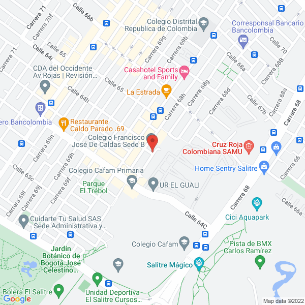 Mapa de Colegio Industrial Francisco José De Caldas Ied