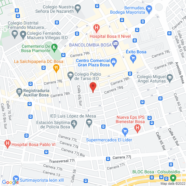 Mapa de Colegio Jose Antonio Galan (Ied)