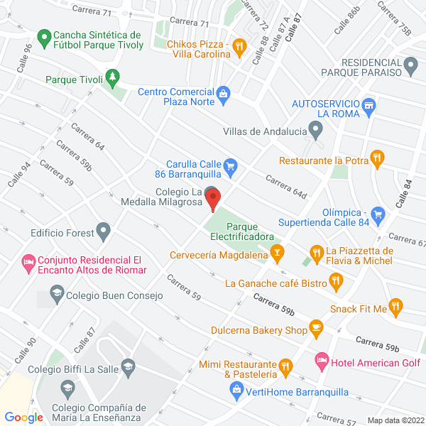 Map of Colegio La Medalla Milagrosa