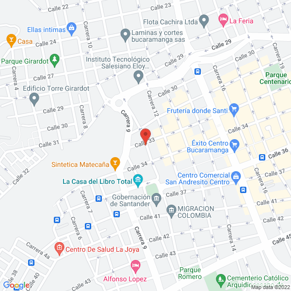 Map of Refugio San José