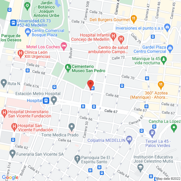 Mapa de Corporación Primavera