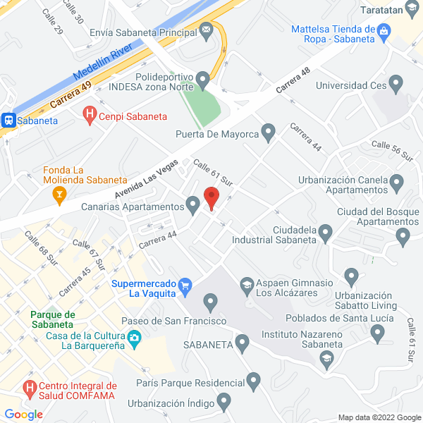 Mapa de Cs La Sabana