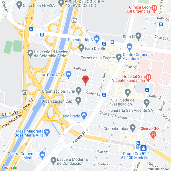 Mapa de Cubex S.A.S.