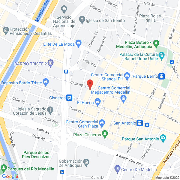Mapa de Confeccioneas Paluli