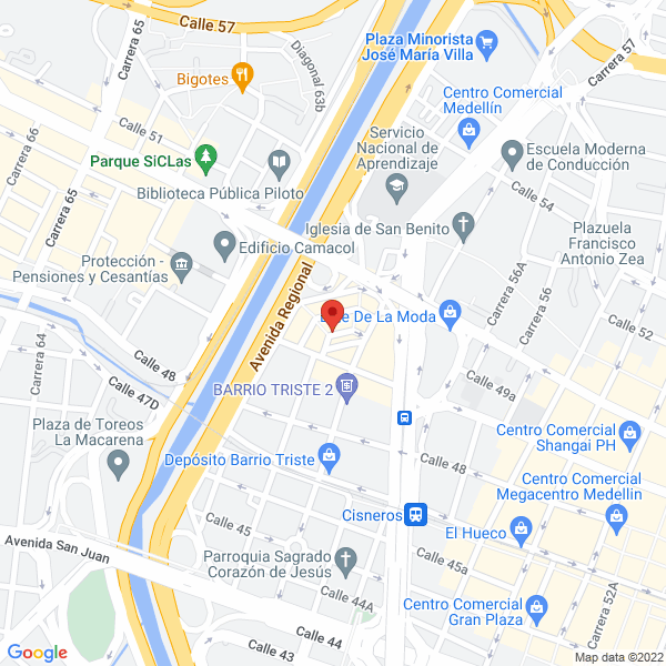 Mapa de Confecciones Afro'S