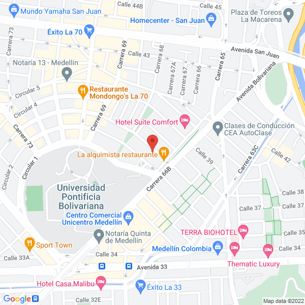 Mapa de Confecciones Aventura S.A.
