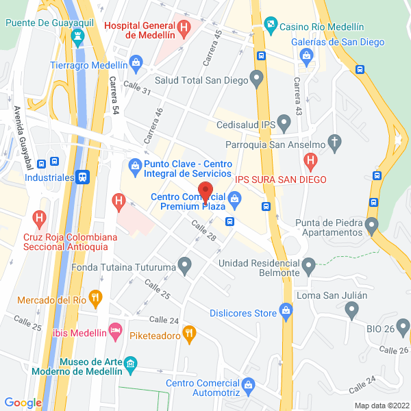 Mapa de Confecciones Ciaj