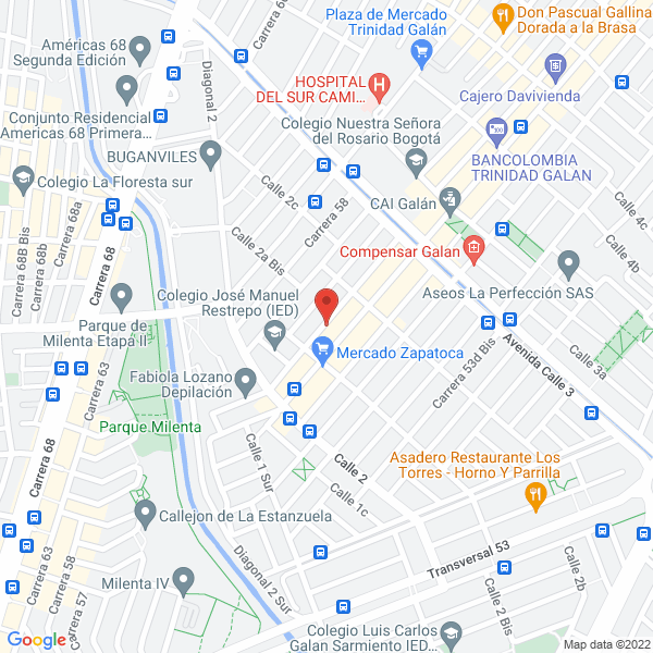 Mapa de Confecciones Darmis S.A.S.