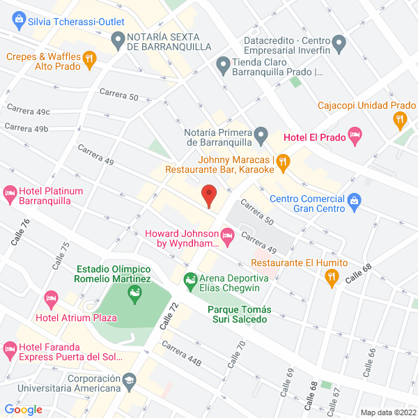 Map of Comercializadora Totally Filter