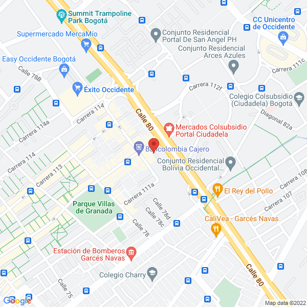 Mapa de Comercializadora Vcapital S.A.S.