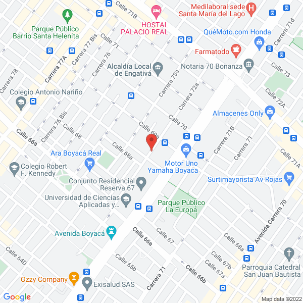 Mapa de Comerciar Aravi