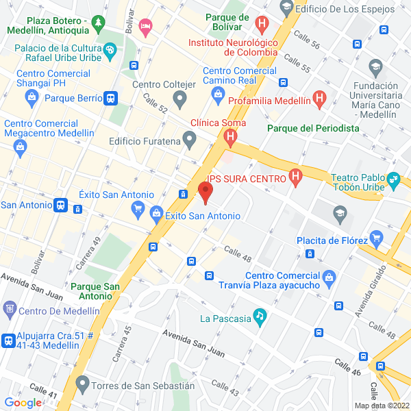 Mapa de Compra Venta San José