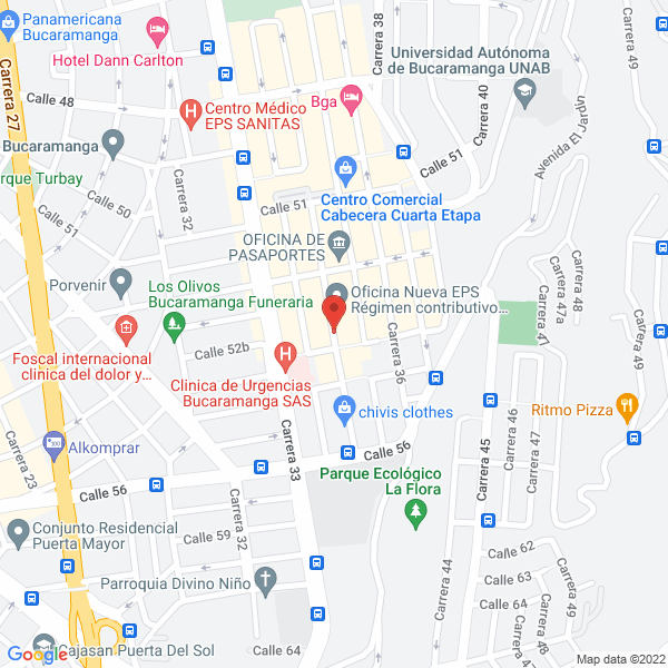Map of Comulclaver Ltda.
