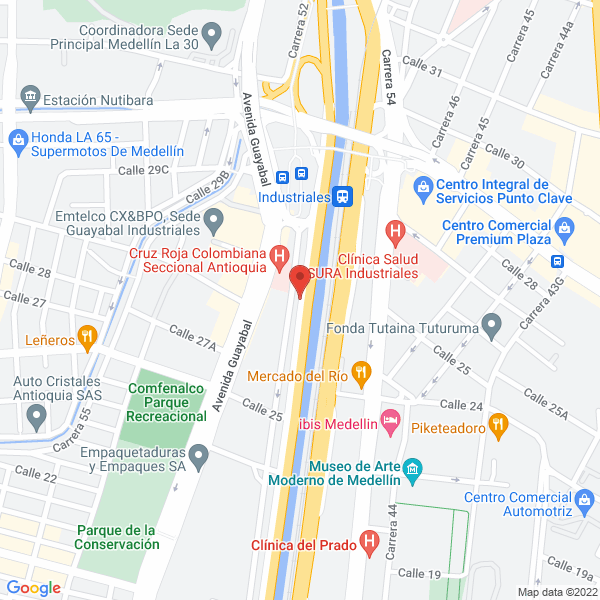 Mapa de Comusa S.A.