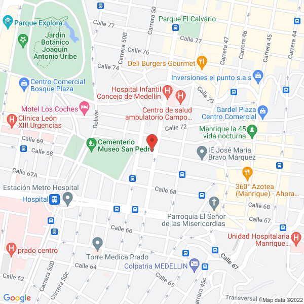 Mapa de Concentrados El Néctar