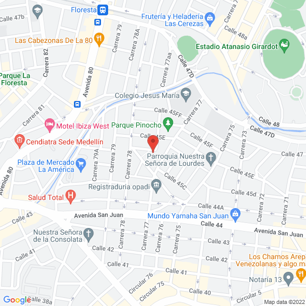 Mapa de Concitran Ltda