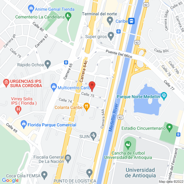 Mapa de Concubiertas S.A.S.