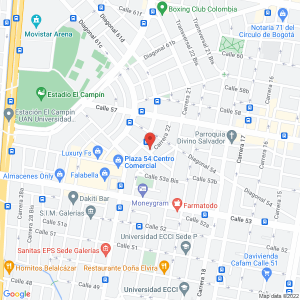 Mapa de Condado Plaza