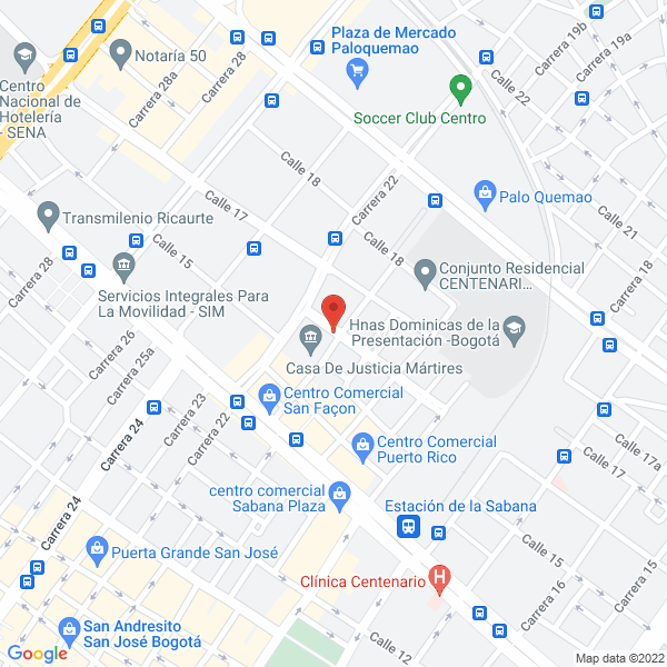 Mapa de Comercializadora Tuberías Válvulas Ferretería S.A.S.