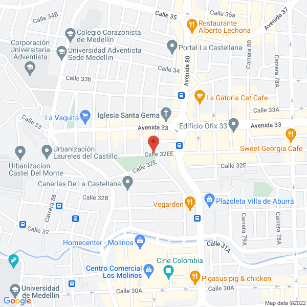 Mapa de Comercializadora Zayro