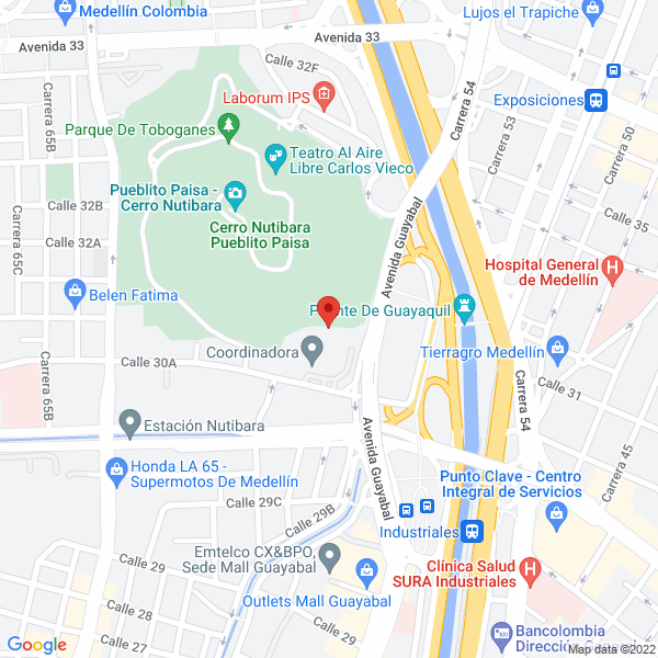 Mapa de Creaciones Percha Azul