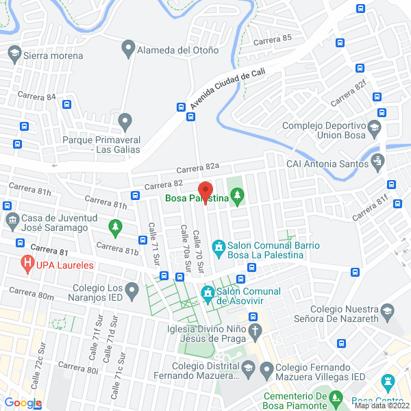 Mapa de Creaciones Rys Ltda.