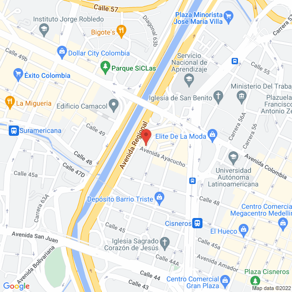 Mapa de Creaciones Se-Tu S.A.S.