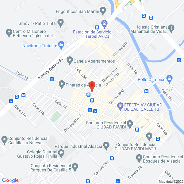 Mapa de Creaciones Shaktis S.A.S.