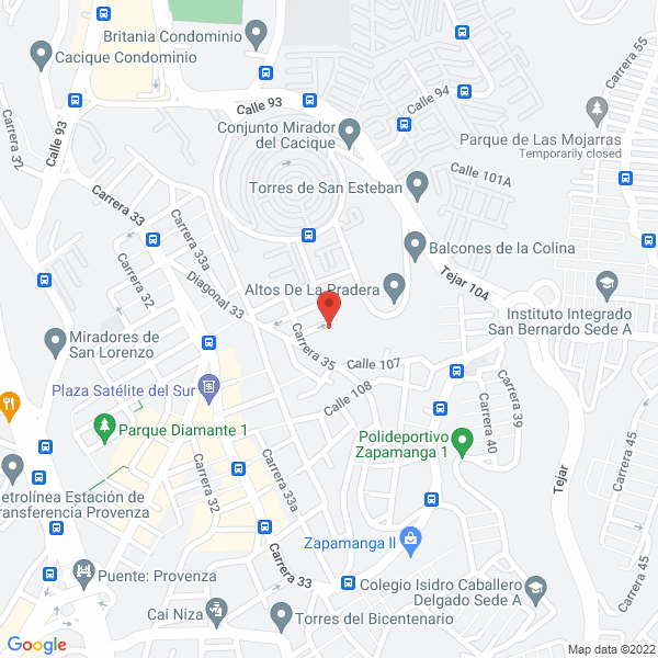 Map of Creaciones Siglo Xxi