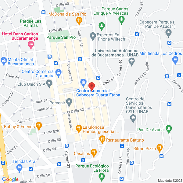 Map of Creando Soluciones Informatica Ltda