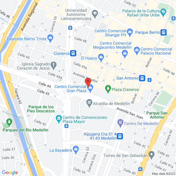 Mapa de Cromados J.R.