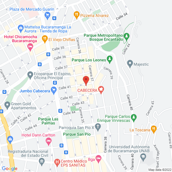 Map of Crony Music Miniteca