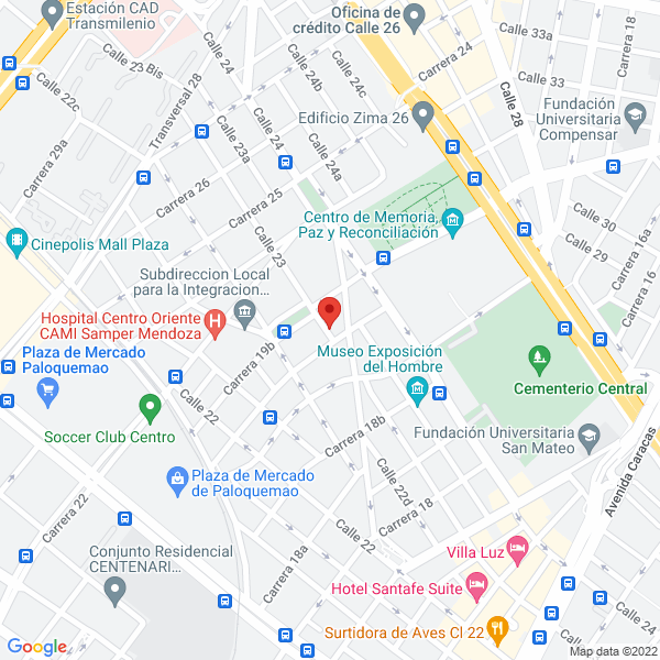 Mapa de Germán Cuadros G. Ltda.