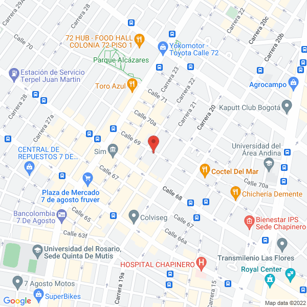 Mapa de Cubiertas & Acabados