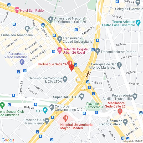 Mapa de Colbyser Cbs S.A.S