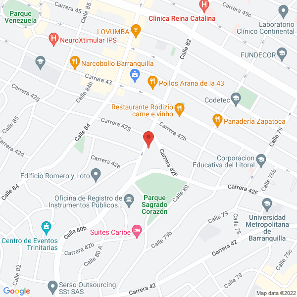 Map of Construcciones Marfil S.A.