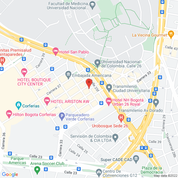 Mapa de Construcciones Master Y Cúa. Ltda.