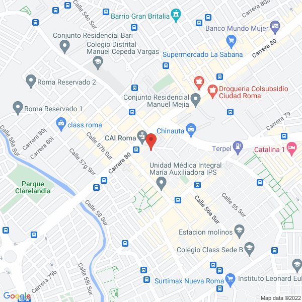 Mapa de Confecciones Deportivas Bejar Sport