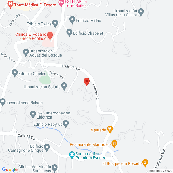 Mapa de Confecciones Doffy