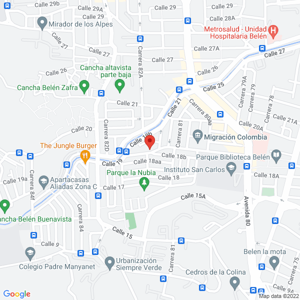 Mapa de Confecciones Sensyflor