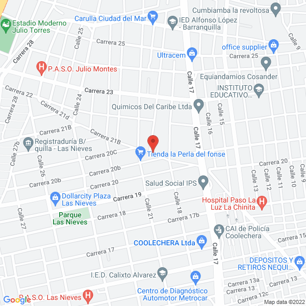 Map of Confecciones Y Diseños Bardy'S