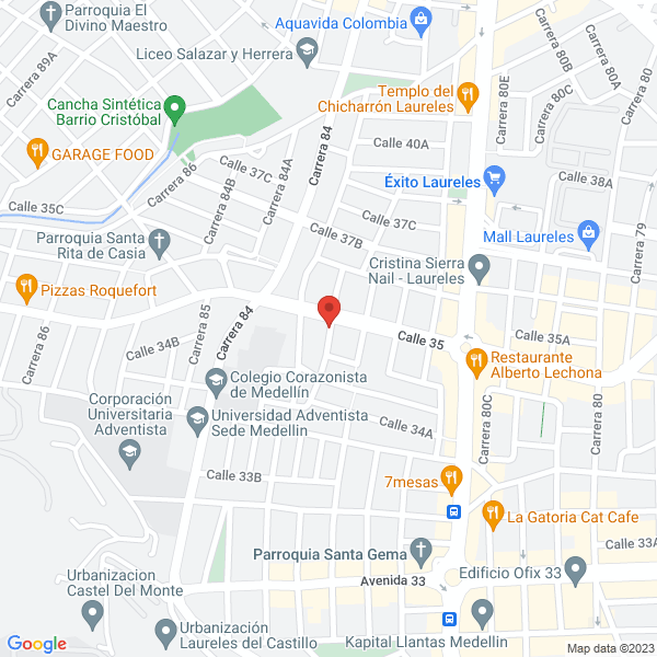 Mapa de Confecciones Y Punto S.A.S.