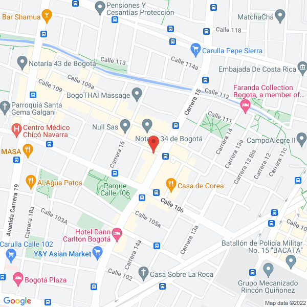 Mapa de Confitecol S.A.