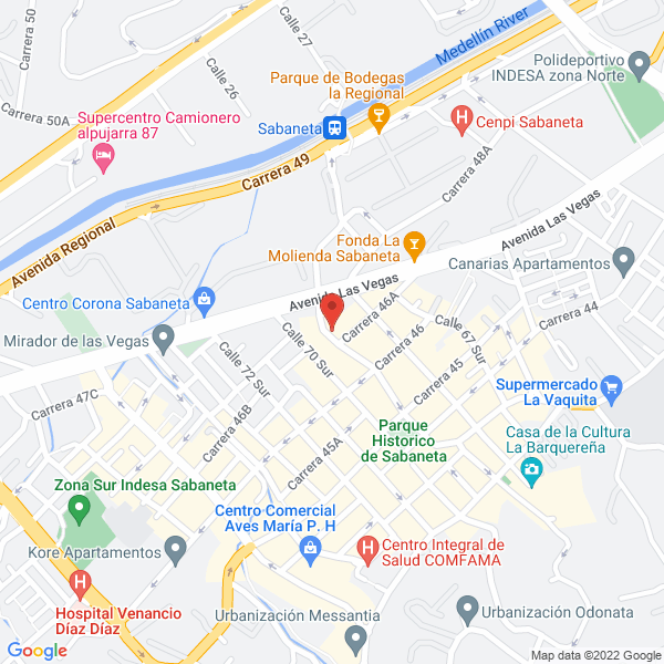 Mapa de Constructora Agudelo G
