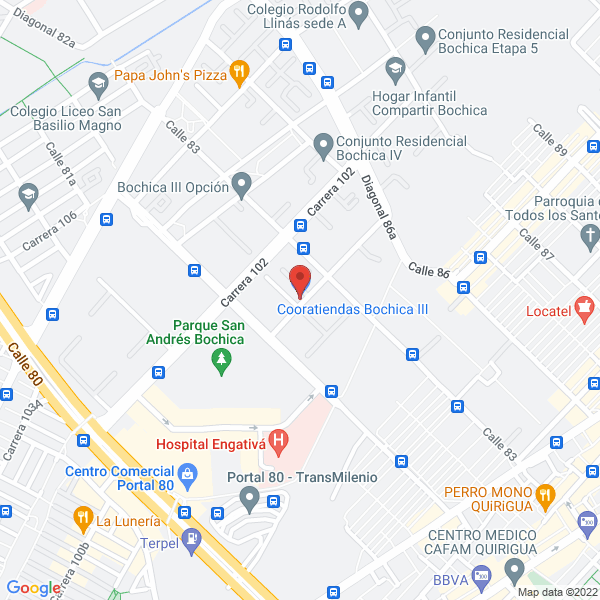 Mapa de Constructora Arrazola S.A.S