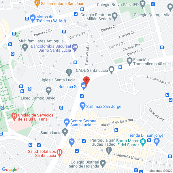 Mapa de Constructora Barón Ltda