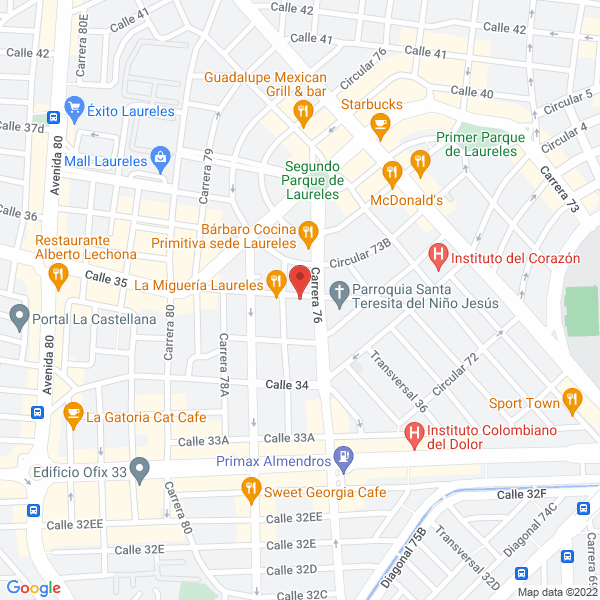 Mapa de Constructora Croasia