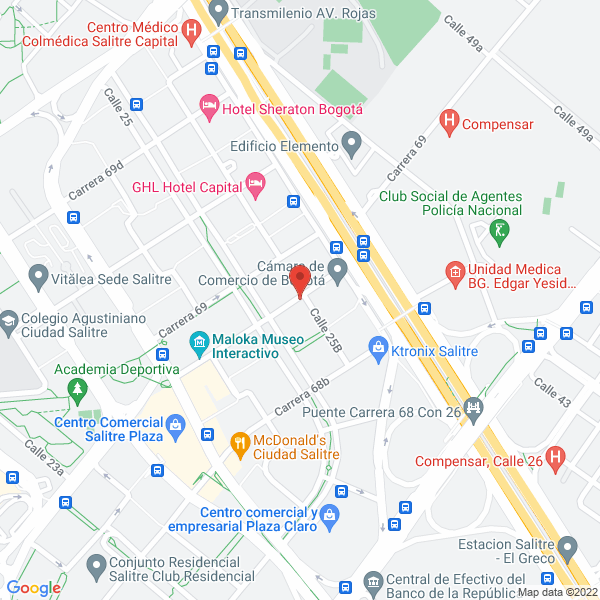 Mapa de Deltec S.A.